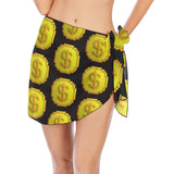 IM 3D BLK Women's Beach Sarong Wrap