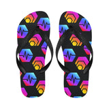 Hex Pulse Combo Black Flip Flops (For both Men and Women)