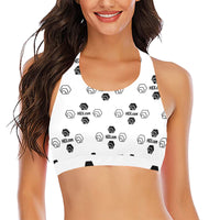 Hex Dot Com Crop Bikini Top