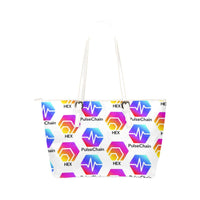 Hex Pulse TEXT Tote Bag (Small)