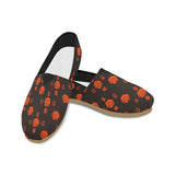 5555 Orange Casual Canvas Women's Shoes