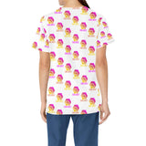 Hex Color Dot Com Women's All Over Print Scrub