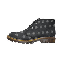 Hex Black & Grey Men's Canvas Chukka Boots