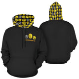 IM ALL 3 BLK Women's All Over Print Hoodie