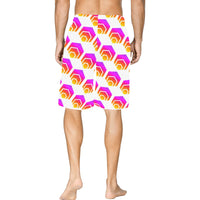 Hex All Over Print Basketball Shorts With Pockets