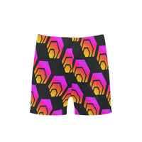 Hex Black Little Boys' Swimming Trunks