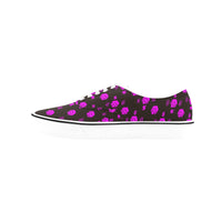 5555 Pink Women's Classic Canvas Low Top Shoe