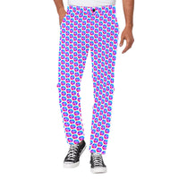Pulses Small Men's All Over Print Casual Trousers