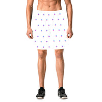 Pulse Small Men's All Over Print Elastic Beach Shorts