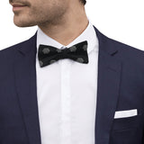 Hex Black & Grey Custom Bowtie