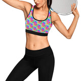 Hex PulseX Pulse Grey Women's All Over Print Sports Bra