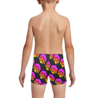 Hex Black Little Boys' Swimming Trunks