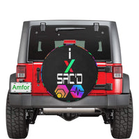 I Sac'd Black Spare Tire Cover (Small)(15")