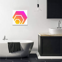 Hex Logo Canvas Print 12"x12"