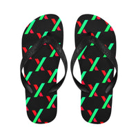 PulseX Black Flip Flops (For both Men and Women)