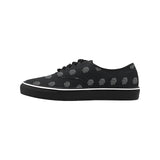 Hex Black & Grey Men's Classic Canvas Low Top Shoe