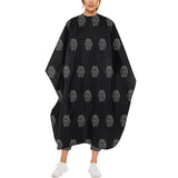 Hex Black & Grey Hair Cutting Cape for Adults