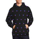 Pulse Small Black Men's All Over Print Hoodie