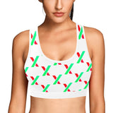 PulseX Women's All Over Print Sports Bra