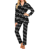 HEXdotcom Combo White Women's Long Pajama Set