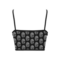 Future 3d BLK Women's Spaghetti Strap Crop Top