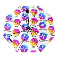 Hex Pulse TEXT Anti-UV Foldable Umbrella (Underside Printing)
