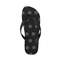 Hex Black & Grey Flip Flops (For both Men and Women)