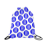 Thetas Blue Drawstring Bag (Large)