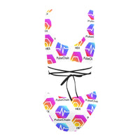 Hex Pulse TEXT Cross String Bikini Set