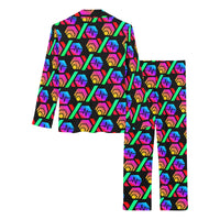 Hex PulseX Pulse Black Women's Long Pajama Set