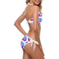 Pulse Women's Custom Halter & Side Tie Bikini Swimsuit