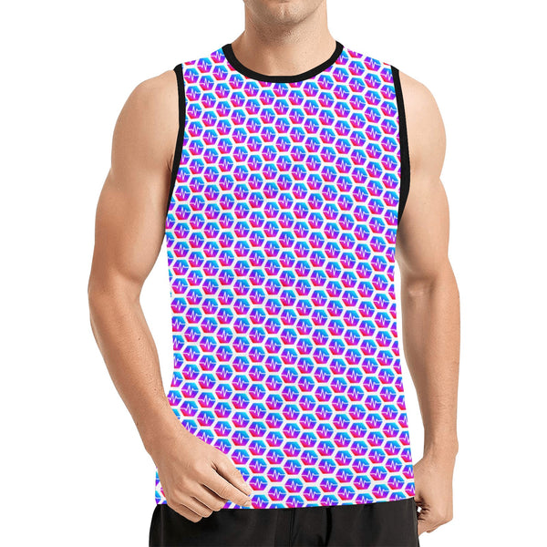 Pulses Small All Over Print Basketball Jersey