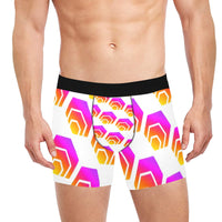 Hex Men's All Over Print Boxer Briefs with Inner Pocket