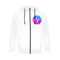 Pulse Logo Men's All Over Print Full Zip Hoodie