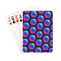 Pulse Black Custom Poker Card 2.5"x3.5"