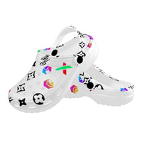 RH HPX Color Black Custom Print Adults Clogs