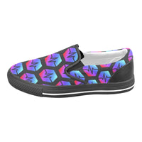 Pulse Black Slip-on Canvas Kid's Shoes (Big Kid)