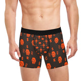 5555 Orange Men's All Over Print Boxer Briefs with Inner Pocket
