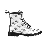 HEXdotcom Combo Women's PU Leather Martens Boots