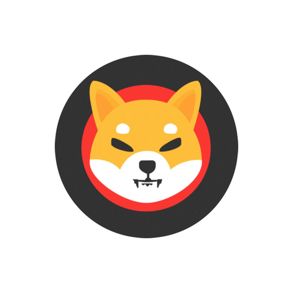 Shiba Inu Logo Round Mousepad