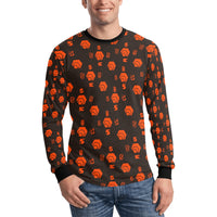 5555 Orange Men's Long Sleeve T-shirt