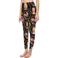 Richard Heart Faces Women's High-Waisted Leggings