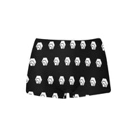 Hex White Black Women's  Boyshort Panties