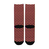 Hex Small Black Women's Custom Socks