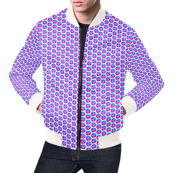 Pulses Small Men's All Over Print Casual Jacket