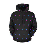 Pulse Small Black Men's All Over Print Hoodie