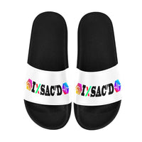 I Sac'd Black Blk Women's Slide Sandals