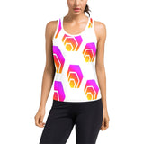 Hex Tapered Women's Racerback Tank Top