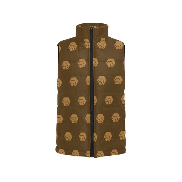 Hex Brown & Tan Men's Padded Vest