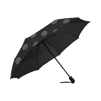 Hex Black & Grey Anti-UV Automatic Umbrella (Outside Printing)